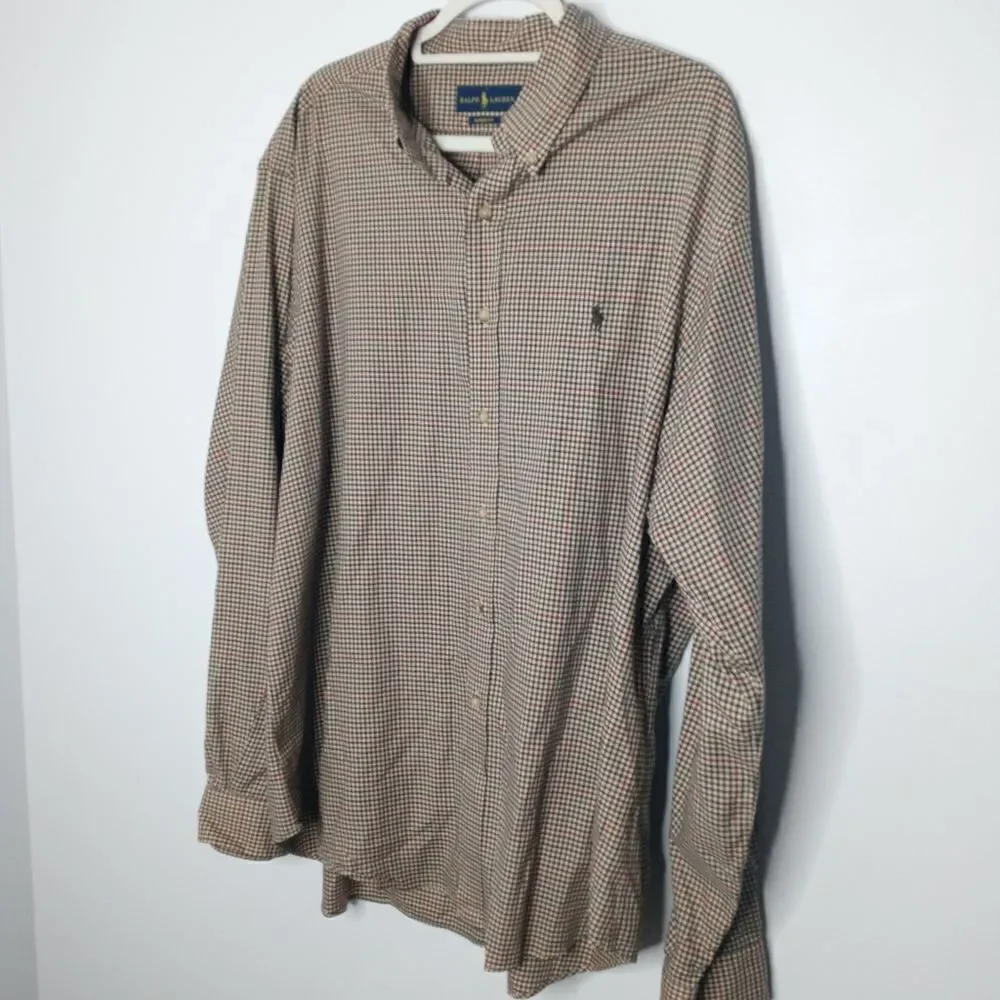 Ralph Lauren plaid shirt size XXL